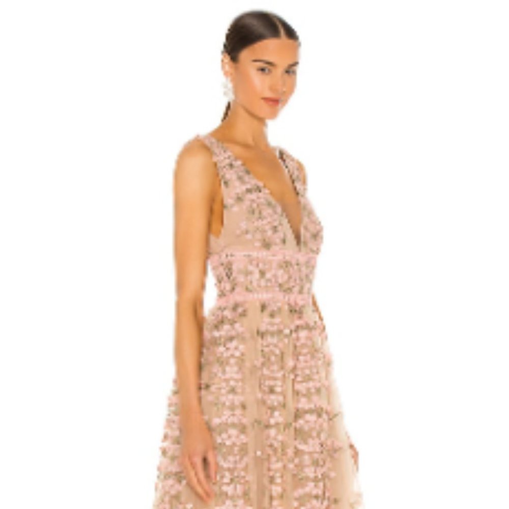 Bronx and Banco Megan Maxi Dress in Rose